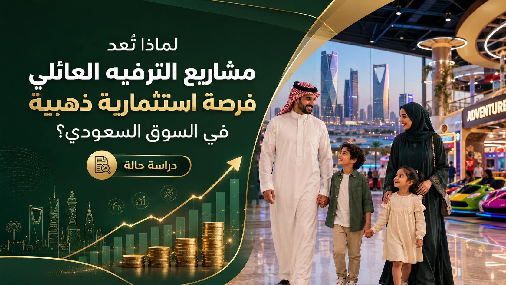 لماذا تُعد مشاريع الترفيه العائلي فرصة استثمارية ذهبية في السوق السعودي؟ (دراسة حالة)